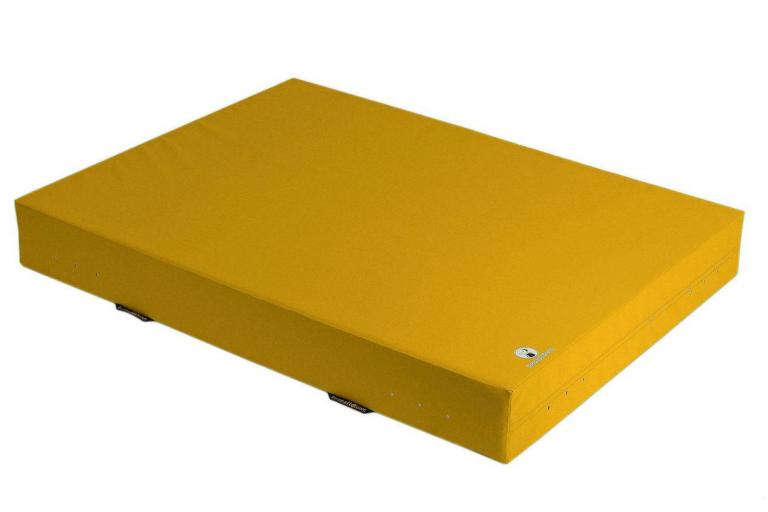Wählen Sie Ihre Wunschfarbe: Weichboden in blau, rot, orange, gelb, grün, pink, lila, schwarz.