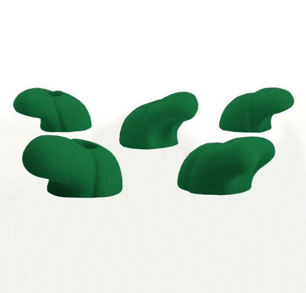 Henkelklettergriffe für Ihren persönlichen Kletterbereich, outdoor und indoor.