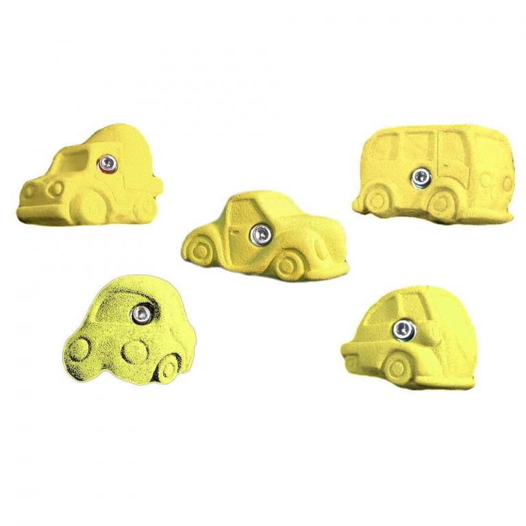 Autoklettergriffe für Kinder regen die Fantasie an.