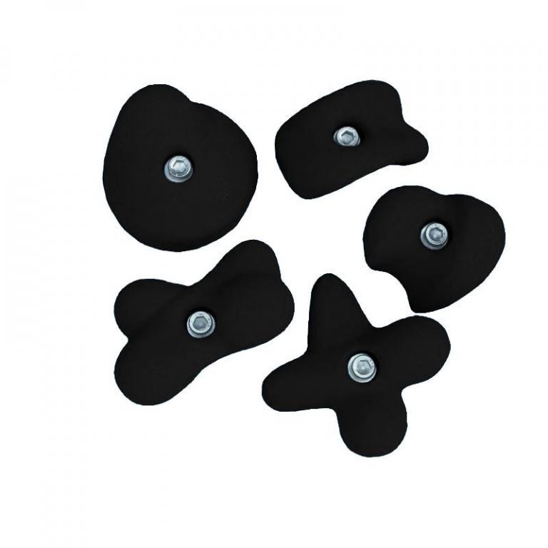 Bunte Klettergriffe für den Outdoor- oder Indoorbereich für Kinder.