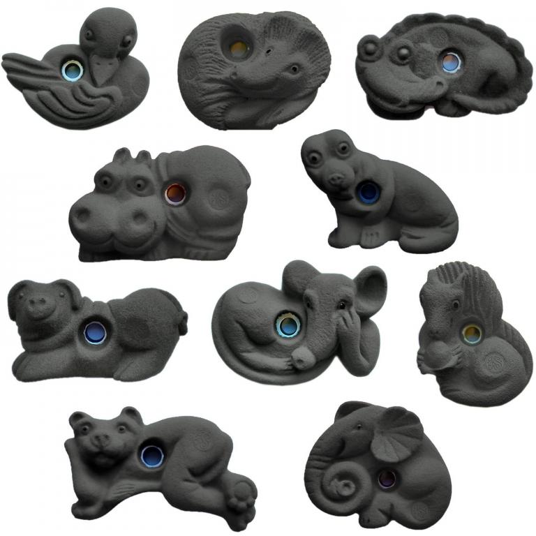 Ihre Kinder werden diese niedlichen Klettergriffe in Tierform lieben!