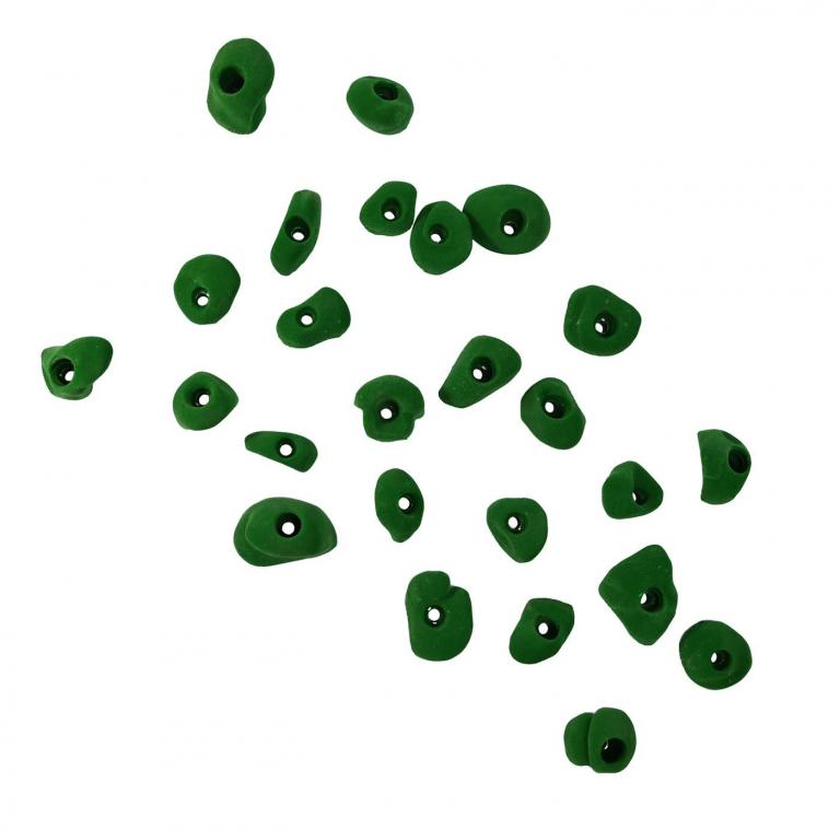 Bunte Kinderklettergriffe von hervorragender Qualität.