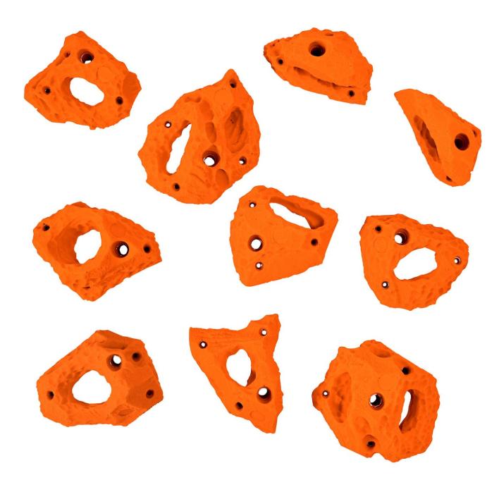 Kinderklettergriffe für den Outdoor- und Indoorbereich.