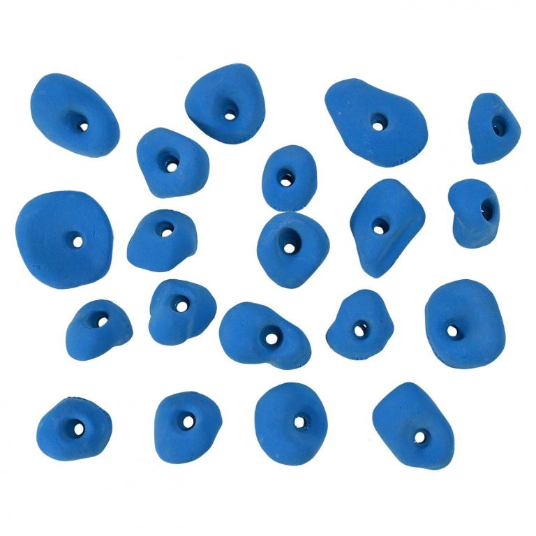 Bunte Kinderklettergriffe von hervorragender Qualität.