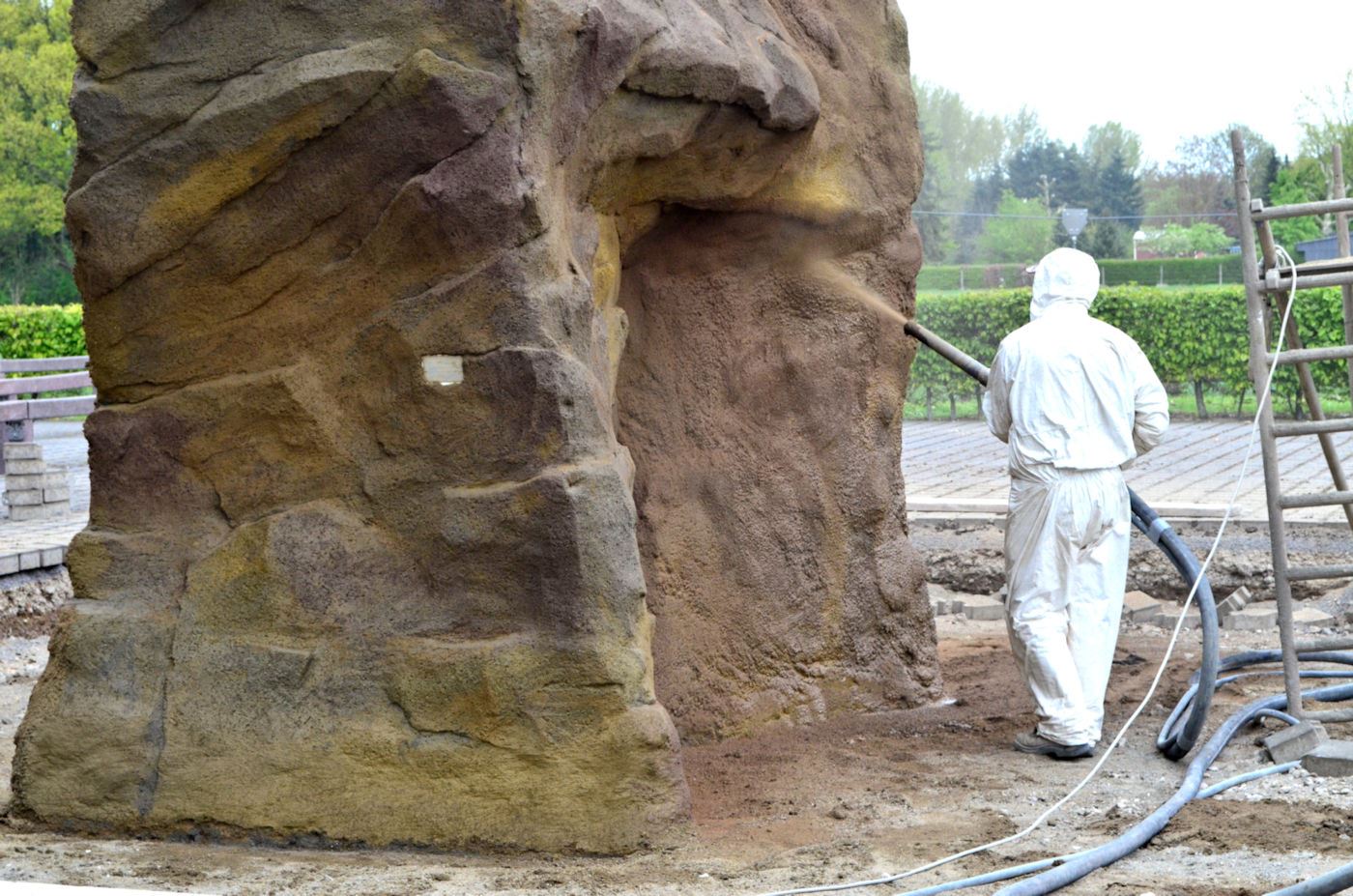 Sie können Einfluss auf die Gestaltung nehmen. Kletterfelsen nach Ihren Wünschen.